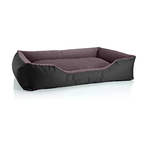 BedDog Hundebett TEDDY XXL - Komfort für Ihren Hund - Hundebett für große Hunde (120x85x23cm) aus robustem, wasserabweisendem Material. Mit kuscheligem Innenteil für optimalen Schlafkomfort und gelenkschonende Unterstützung.