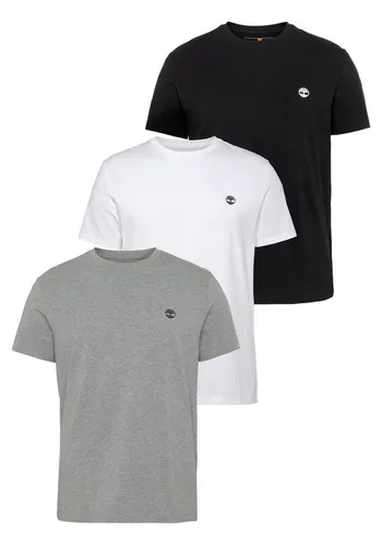 Timberland DUNSTAN RIVER 3xPack T-Shirt Set – Sportliche Mode für jeden Tag - Set mit 3 Kurzarm-T-Shirts aus Baumwolle, ideal für Sport, Outdoor und Streetwear. Bequem und stylisch – perfekt für dein Training und Freizeit.