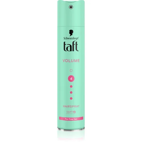 Schwarzkopf Taft Volume Haarlack 250 ml - Starker Halt für voluminöse Frisuren - Frisierprodukte, 250 ml Haarspray für Damen mit starker Fixierung, sorgt für langanhaltenden Halt und schützt vor Wind und Feuchtigkeit.