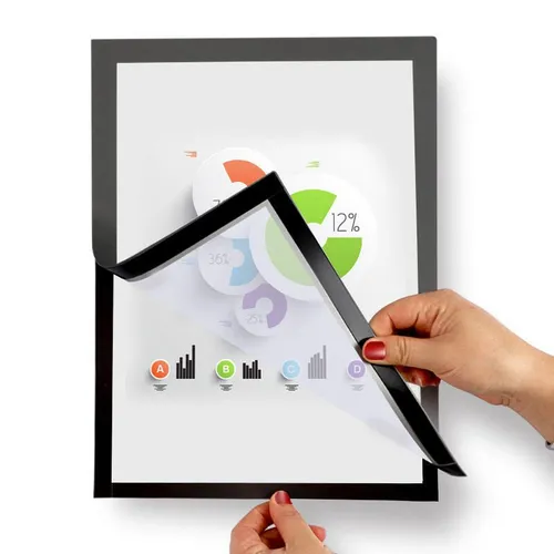 LMG Magnetrahmen selbstklebend A4 schwarz LMG-MDH1904-SW in schwarz von LMG