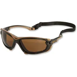 Carhartt Herren Toccoa Schutzbrille, Bronze, OFA - Sportbrille mit schaumstoffgepolstertem Design und abnehmbarem Riemen, ideal für Outdoor-Aktivitäten und optimalen Schutz.