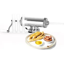 Kg Wurstspritze Wurstfüllmaschine mit 4 Füllrohre Bratwurst Wurstfüller Wurstpresse Kolbasa BBQ Grill 1