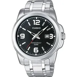 Casio MTP-1314PD-1AVEF Herren Uhr - Edelstahl Analog Uhr mit Quarzwerk, klassischem Design und 50m Wasserfestigkeit – ideal für den täglichen Gebrauch.