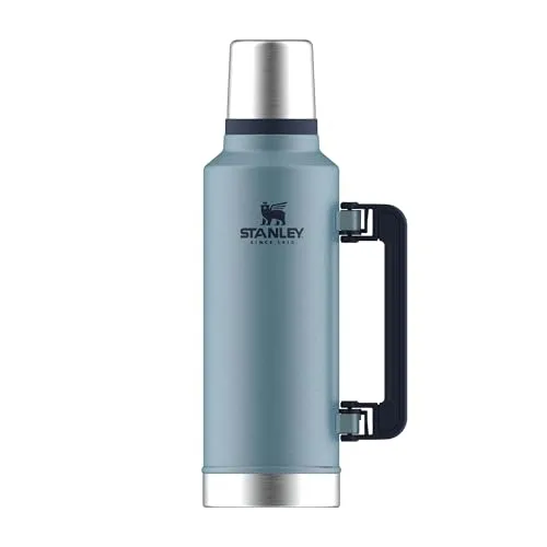 Stanley Classic Bottle XL 1,9 L Hammertone Lake - Trinkflaschen & Isolierbecher - Robuste Thermosflasche mit 1,9 L Volumen, ideal für Outdoor-Aktivitäten und hält Getränke stundenlang heiß oder kalt.