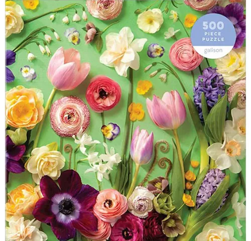 Chronicle Books Puzzle Frühlingshafte Blütenblätter, Puzzleteile