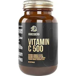 Grassberg Vitamin C 500 mg (60 Caps) Unflavoured