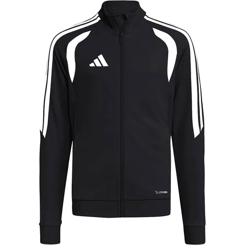 adidas Performance Sweatjacke schwarz 116 EU - Stylische Trainingsjacke aus 100% Polyester, ideal für Sport und Freizeit. Bequemer Schnitt und modernes Design sorgen für optimalen Tragekomfort.