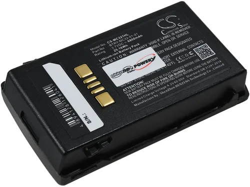 Powery XXL-Akku für Zebra MC3300 und MC3200 – 6800 mAh - Leistungsstarker 6800 mAh Akku für Zebra MC3300 und MC3200. Ideal für den professionellen Einsatz, sorgt er für lange Betriebszeiten ohne Unterbrechung.