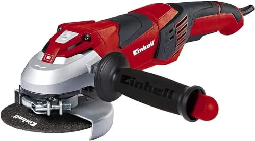 Einhell Winkelschleifer TE-AG 125 CE - 1100 W, 125 mm Scheibe, Konstant-Elektronik für präzise Drehzahlregelung und hohen Bedienkomfort