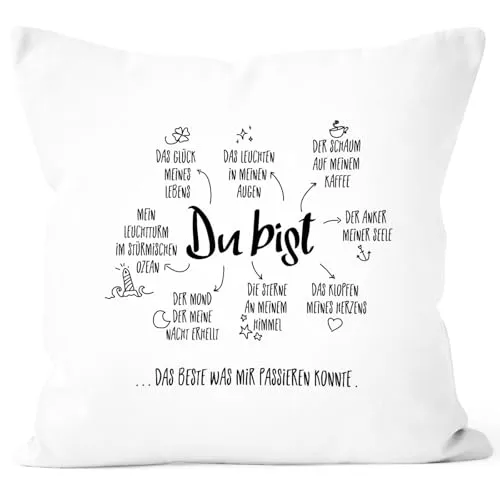 Kissenbezüge Weiß von MoonWorks