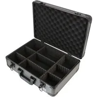 HMF Werkzeugkoffer - Robuster Alu Transportkoffer - Hundeboxen mit individueller Facheinteilung und 8 Trennwänden für optimale Organisation. Ideal für Handwerker und Hobbyisten.