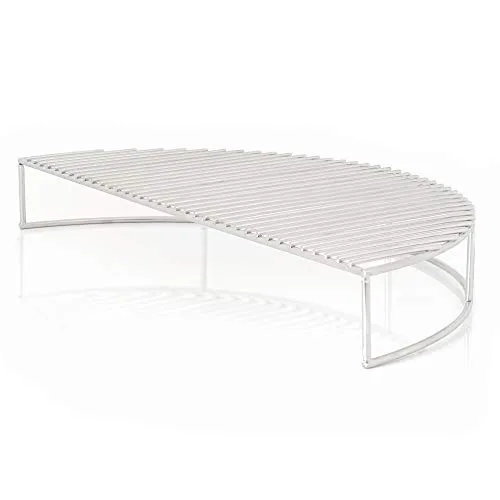 BBQ-Toro Edelstahl Warmhalterost rund | 54,5 x 25,5 cm für Kugelgrill