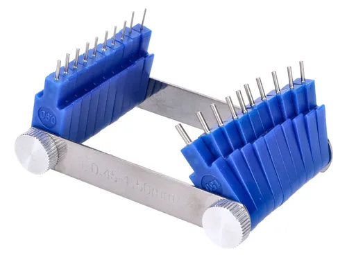 Düsenlehre Satz für Hauptdüse Vergaser 0.45-1.50 von 101 Octane