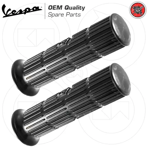 Paar Handgriffe VESPA Px-Pe mit Logo Piaggio