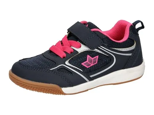 Lico Sportschuh Racine VS Hallenschuh blau 29 EU - Sonstige Kinderschuhe, ideal für Hallensport mit rutschfester Gummisohle und praktischem Klettverschluss für einfaches An- und Ausziehen.