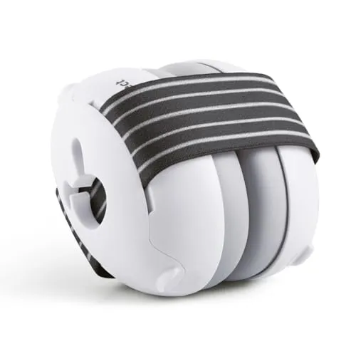 Babeprotect – Ear Protect – Gehörschutz für Babys, CE-zertifizierter Gehörschutz, 25 dB, verstellbar und bequem, verbesserter Schlaf, ideal für Flugzeug, Partys, Reisen (Noir)