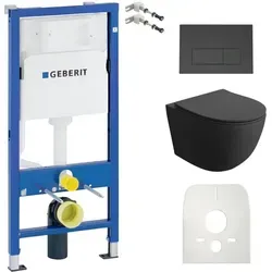 Geberit Wc Set Mit Vorwandelement, Wand-wc Und Spülknopf