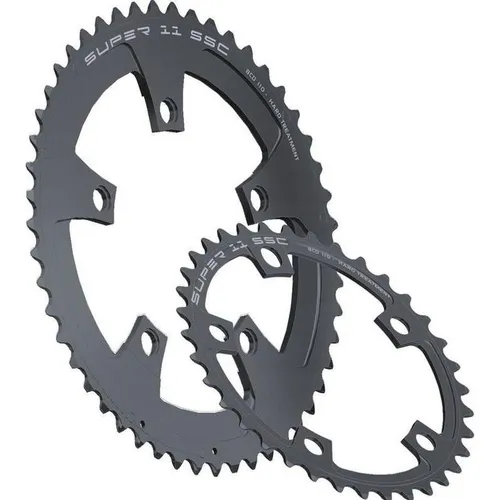 Miche Kettenblatt SSC Black 500 - 50 Zähne, BCD 110 mm - Kettenblatt für universelle Fahrräder mit 50 Zähnen und 110 mm Schraubenabstand, aus hochwertigem Aluminium für maximale Langlebigkeit und Leistung.