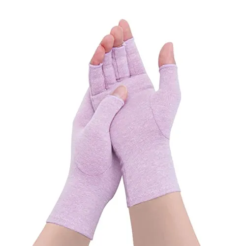 Gebell Rheumatoide Arthritis-Handschuhe – Kompressionshandschuhe, fingerlose Gelenkschmerzlinderung, Handfäustlinge, Wärmehandschuhe, Karpaltunnelhandschuhe für Damen und Herren