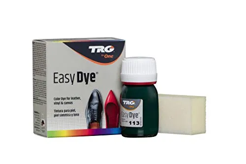 TRG The One Easy Dye, Farbe zur Wiederherstellung der Lederschuhfarbe, Grün (113 Green), 25 ml