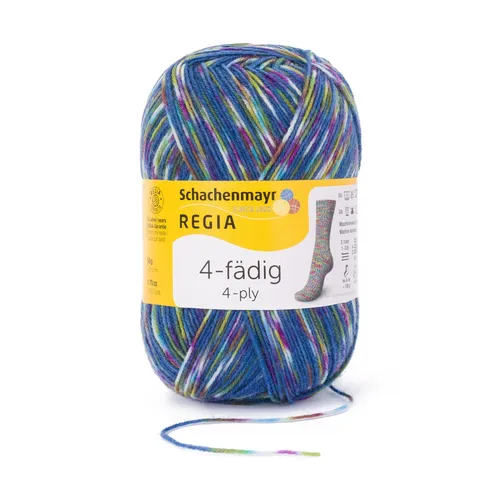 4-FÄDIG COLOR 100g von REGIA - WOODSTOCK COLOR (09396) - 100 g / ca. 420 m Wolle