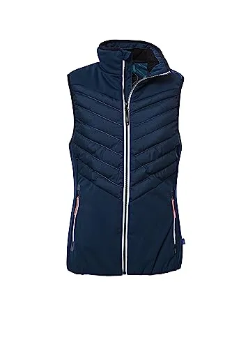 killtec Damen Steppweste/Weste mit Stehkragen KOW 33 WMN QLTD VST, petrol, 36, 39778-000
