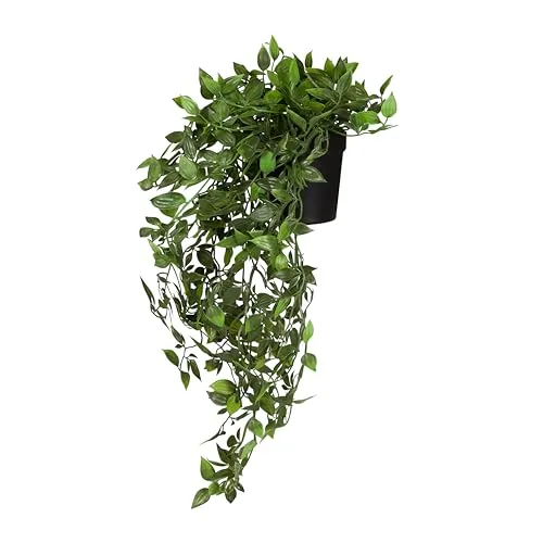 Kunstpflanze Epipremnum Climb - Hängende Efeutute 20 cm - Kunstpflanze im Boho-Chic, pflegeleicht und ideal für Wohnzimmer oder Büro. Sattgrüne Blätter schaffen eine wohnliche Atmosphäre.