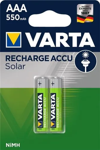 Produktbild Varta Power Akkus AAA 550 mAh Micro Accus HR03 2er Blister ohne Memoryeffekt 2 x