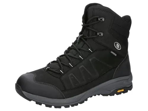 Brütting Kirkenes Unisex Schneestiefel, Schwarz, 36 EU - Stiefel für Jungen, wasserdicht mit Comfortex Membran, halten Ihre Füße bei Schnee und Regen trocken. Rutschfeste Vibram-Sohle sorgt für Sicherheit auf glatten Oberflächen.