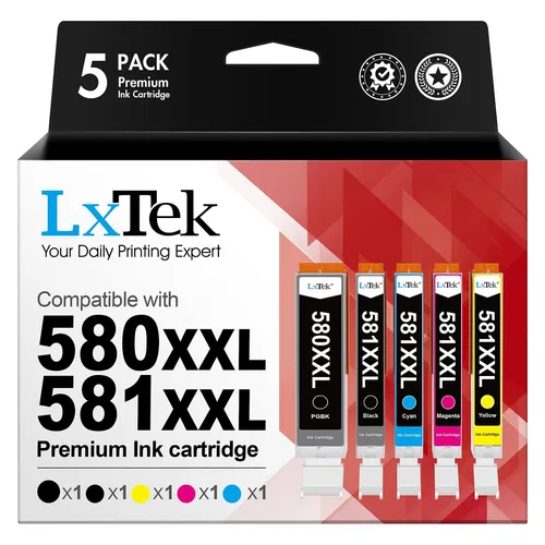 Druckerpatronen 580 581 Multipack Kompatibel für Canon TR8550 Druckerpatronen...