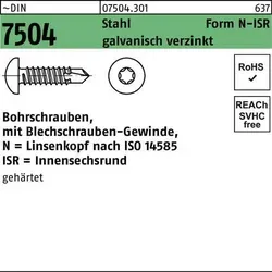 DIN 7504 N 4,2x13 -T20 vz LIKO Bohrschraube Linsenkopf (1000 Stück) - Robuste Bohrschrauben mit Linsenkopf, ideal für vielfältige Anwendungen. Packungsinhalt: 1000 Stück, Gewindegröße: 4,2 mm, Länge: 13 mm.