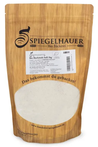 Bio Backmalz hell enzymaktiv 1 kg Gerste Backmittel Gerstenmalzmehl