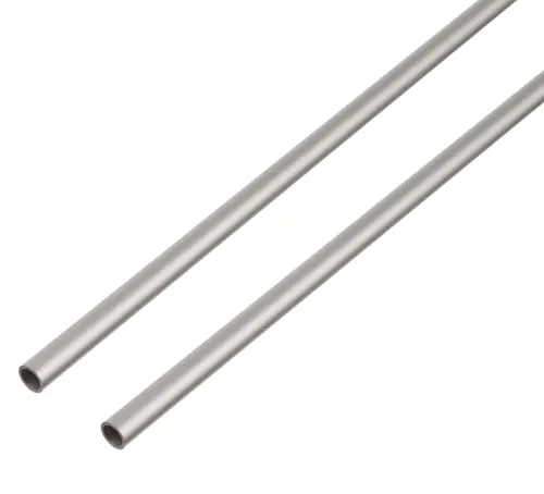 Alberts 2 x Rundrohr Aluminium, silberfarbig eloxiert 1000 x 30 x 2 mm - Metall- & Legierung-Platten, robustes Aluminiumrohr mit 2 mm Materialstärke, ideal für vielfältige Anwendungen und langlebig durch die silberfarbige Eloxierung.