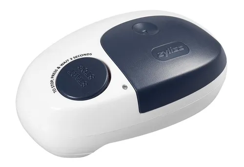 Zyliss - Easican - elektrischer Dosenöffner, Kunststoff/Edelstahl, Maße: 11 x 7 x 5 cm (ohne Batterie)