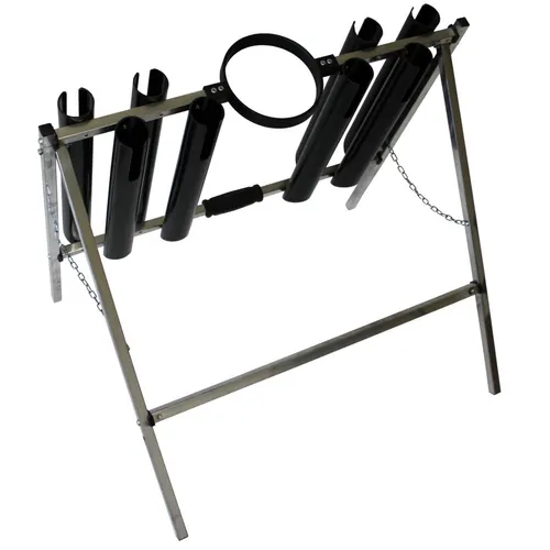 Fishing Tackle Max Forellenrute FTM Trout Rutenhalter für 8 Angelruten - Angelzubehör, stabiler Rutenhalter für bis zu 8 Forellenruten – ideal für Angler, die Ordnung und Übersicht schätzen.