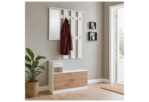 HTI-Living Garderobe Dana mit Spiegel und Schuhschrank