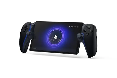 PlayStation 5 Portal Remote Player Midnight Black - Konsolen: Spiele deine PS5-Lieblingsspiele kabellos mit dem 8 Zoll Full HD Display und haptischem Feedback, ideal für entspannte Einzelspieler-Erlebnisse!