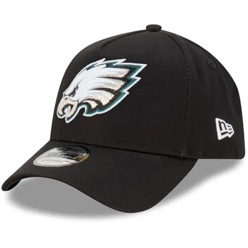 New Era Trucker Cap 9Forty AFrame NFL Teams schwarz - Stylische Trucker Cap aus 100% Baumwolle in One Size, ideal für Fans der Philadelphia Eagles. Perfekt für Freizeit und Sport!