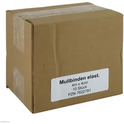 MULLBINDEN 4 cmx4 m elastisch 10 St