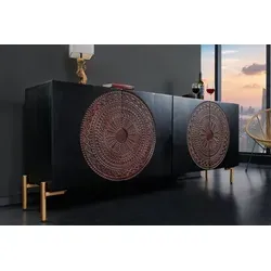 Riess-Ambiente Sideboard MANDALA 160cm schwarz/gold in gold von Riess-Ambiente