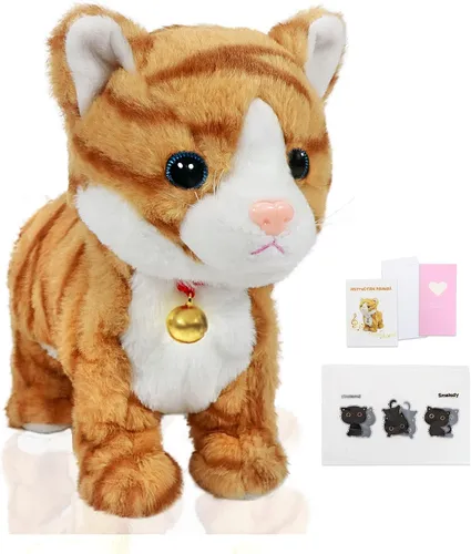 Smalody Interaktive Roboterkatze – Plüschtier mit Soundsteuerung