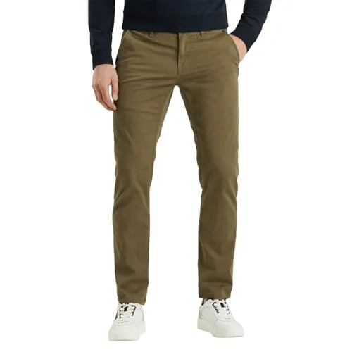 Herren Chino AMERICAN CLASSIC Regular Fit 33/32 in oliv von PME Legend