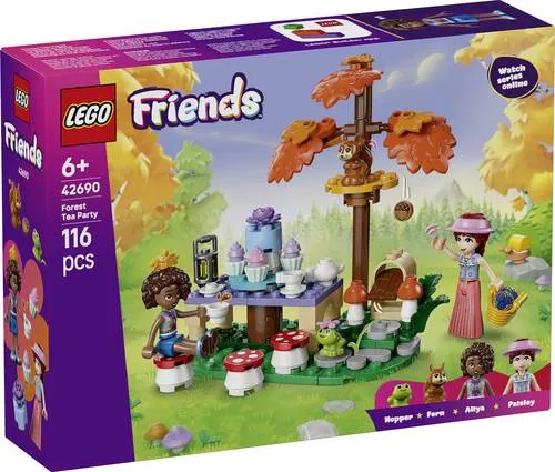 LEGO FRIENDS Bauset mit 2 Spielfiguren, Frosch und Eichhörnchen 42690