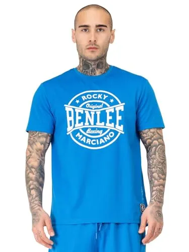 BENLEE Herren Funktionsshirt Bryson XXL - Royal Blue/White - T-Shirts für Herren, stylisches Funktionsshirt aus 100% Polyester mit tollem erhabenen Druck für optimalen Tragekomfort und sportliche Aktivitäten.
