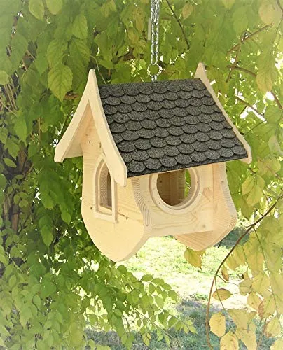 Manufaktur Martinshof Vogelhaus Liselle grau Höhe: 40,00 cm Breite: 33,00 cm Tiefe: 28,00 cm Futterhaus, Futterplatz