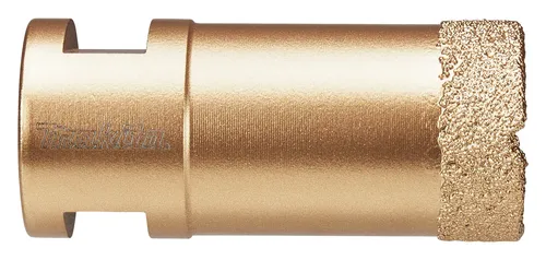 Makita Diamant-Hohlbohrkrone 27 mm M14 - D-44482 - Zubehör für Elektrowerkzeug: Longlife Diamant-Hohlbohrkrone für schnelles Trockenbohren in Granit, Marmor und Fliesen, ideal für Winkelschleifer mit M14-Gewinde.