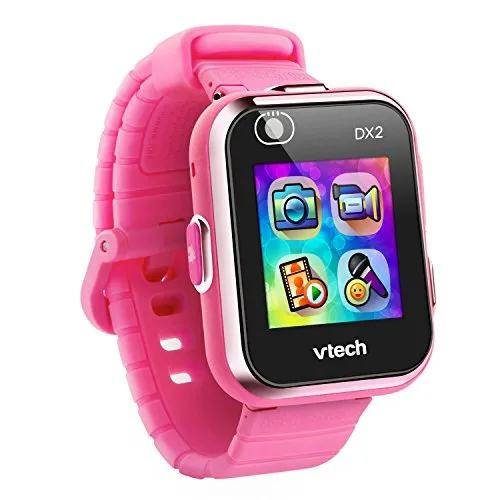 VTech Kidizoom Dual Camera Smart Watch - Pink - Elektronisches Spielzeug mit zwei Kameras für Fotos, spritzwassergeschützt und ideal für die ersten Schritte in die Tech-Welt.