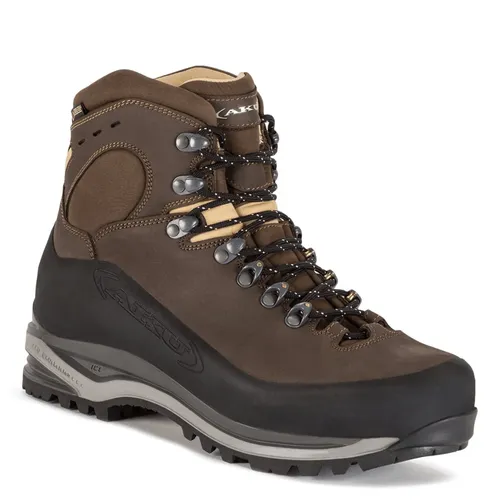 AKU Wanderschuhe Superalp GTX - Komfortable Trekking-Schuhe für Herren, Größe 46 (11,5) - Wanderschuhe für echte Backpacker, wasserdichtes Nubukleder, dual-density PU-Sohle für optimalen Komfort und Schutz auf langen Strecken.