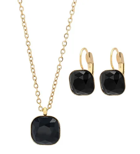 AKZENT Schmuckset Lia Edelstahl silber