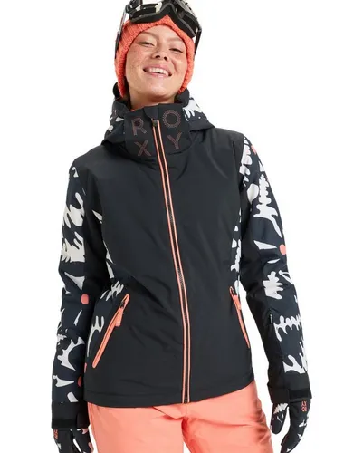 Roxy Snowboardjacke Free Jet 10K schwarz XS (34) - Wintersport-Bekleidung, wasserdicht und atmungsaktiv, perfekt für kalte Tage auf der Piste.